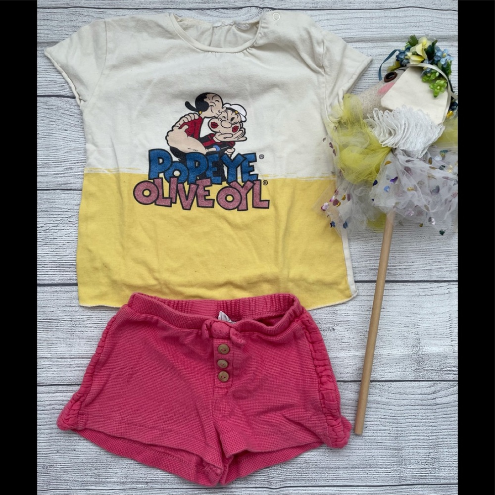 Zara Babygirl T-shirt & Shorts Set